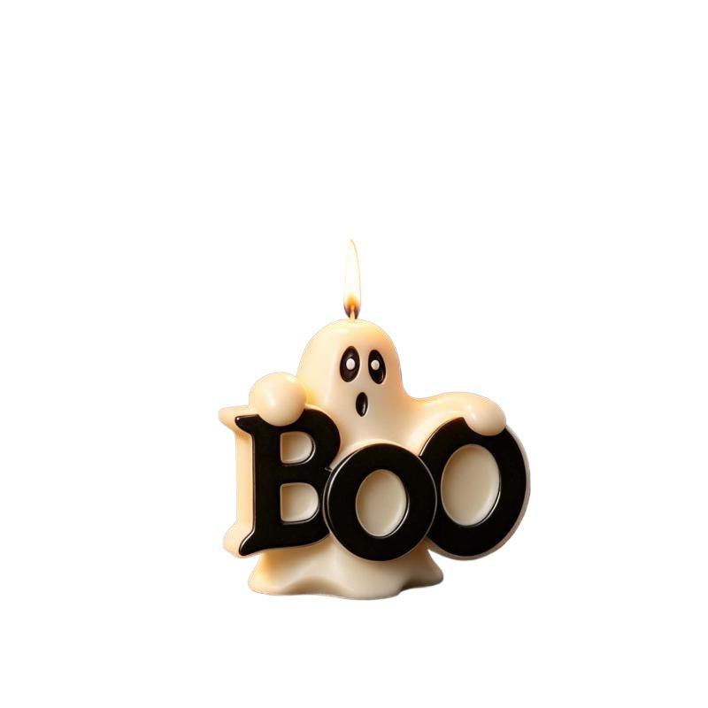 Candle Making Wax - Halloween BOO Ghost Silicone Candle Mold