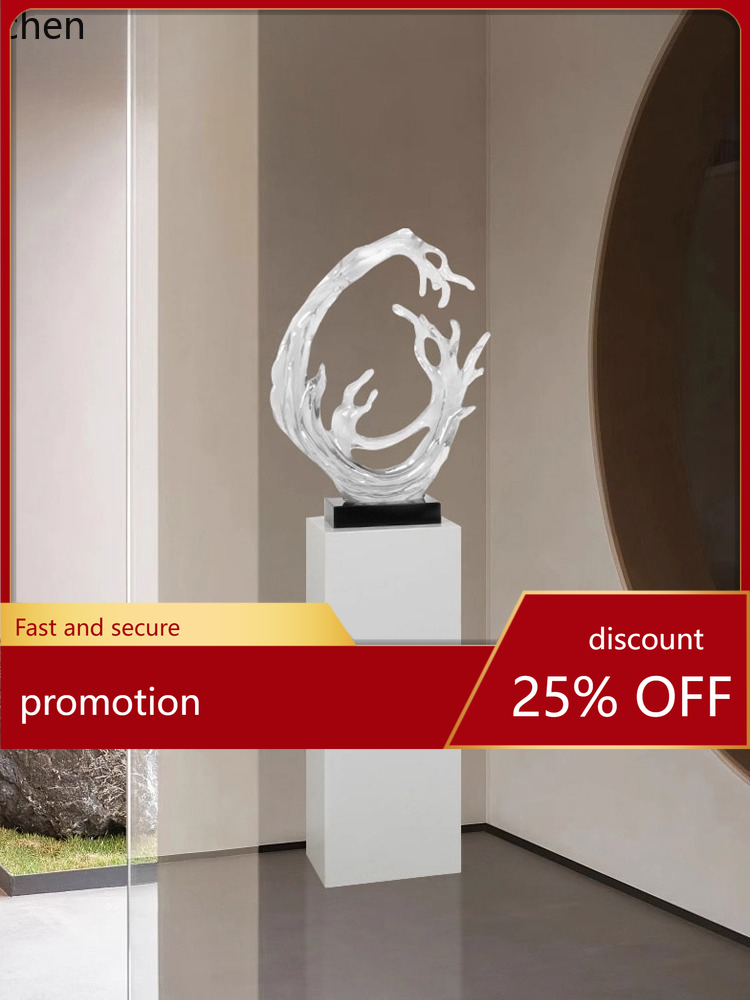 Art Craft Hotel - ZML Transparent Water Flower Sculpture Decoration