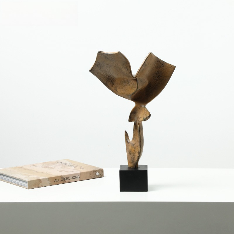 Art Craft Hotel - Wabi-sabi Vintage Abstract Flying Antler Resin