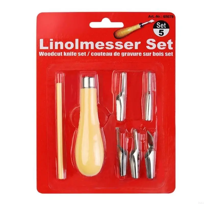 2 Set Lino Cutting Tool with I - огляд і ціна Lino Printing Block