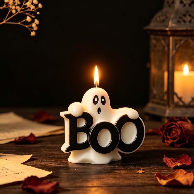 Halloween BOO Ghost Silicone C - огляд і ціна Candle Making Wax