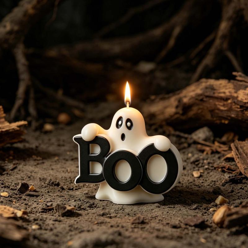 Halloween BOO Ghost Silicone C - огляд і ціна Candle Making Wax