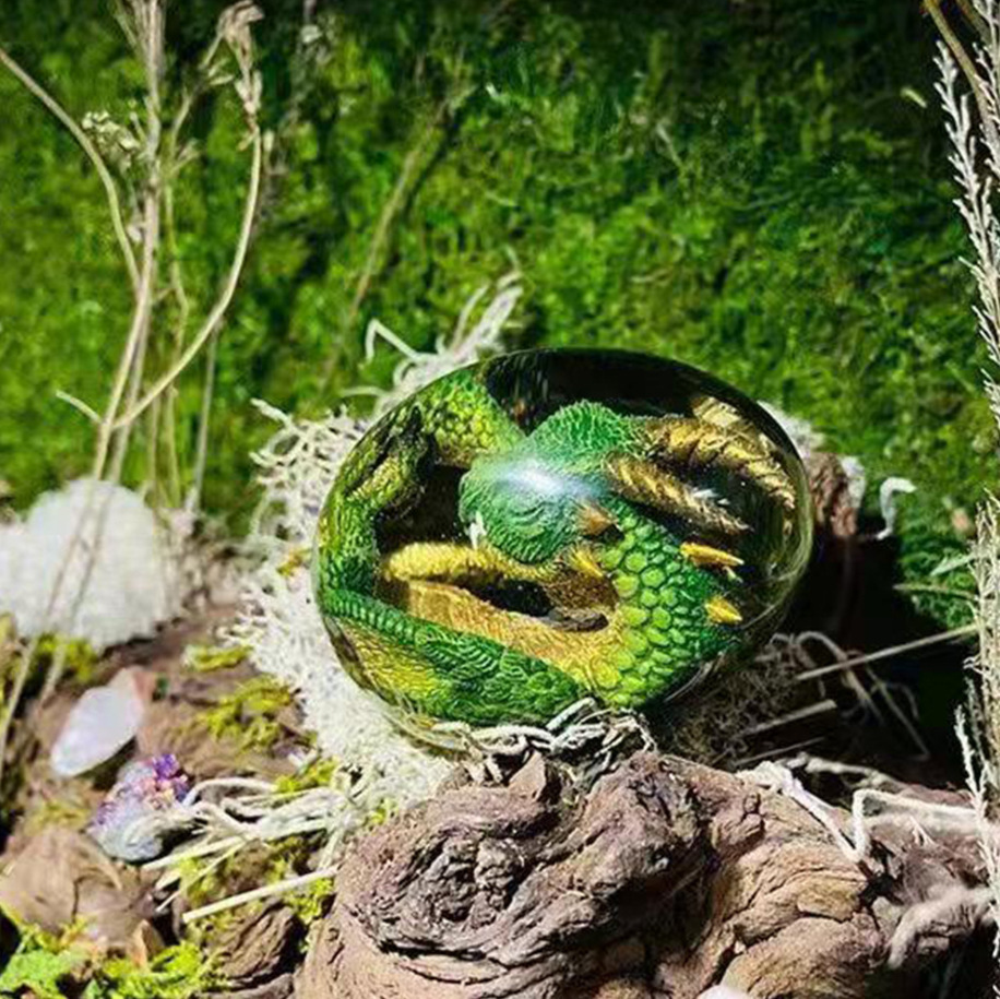 Lava Dragon Egg Statue With St - огляд і ціна Art Craft Easter