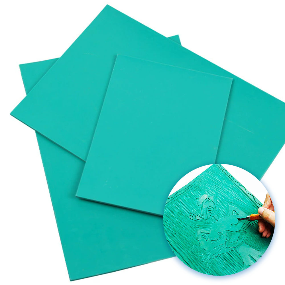Soft Carving Rubber Block Easy - огляд і ціна Lino Printing Block