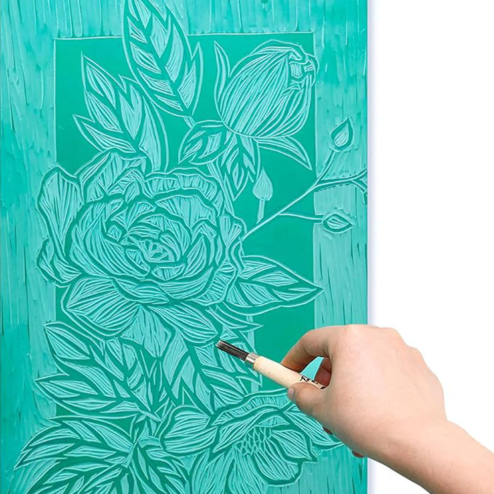 Soft Carving Rubber Block Easy - огляд і ціна Lino Printing Block