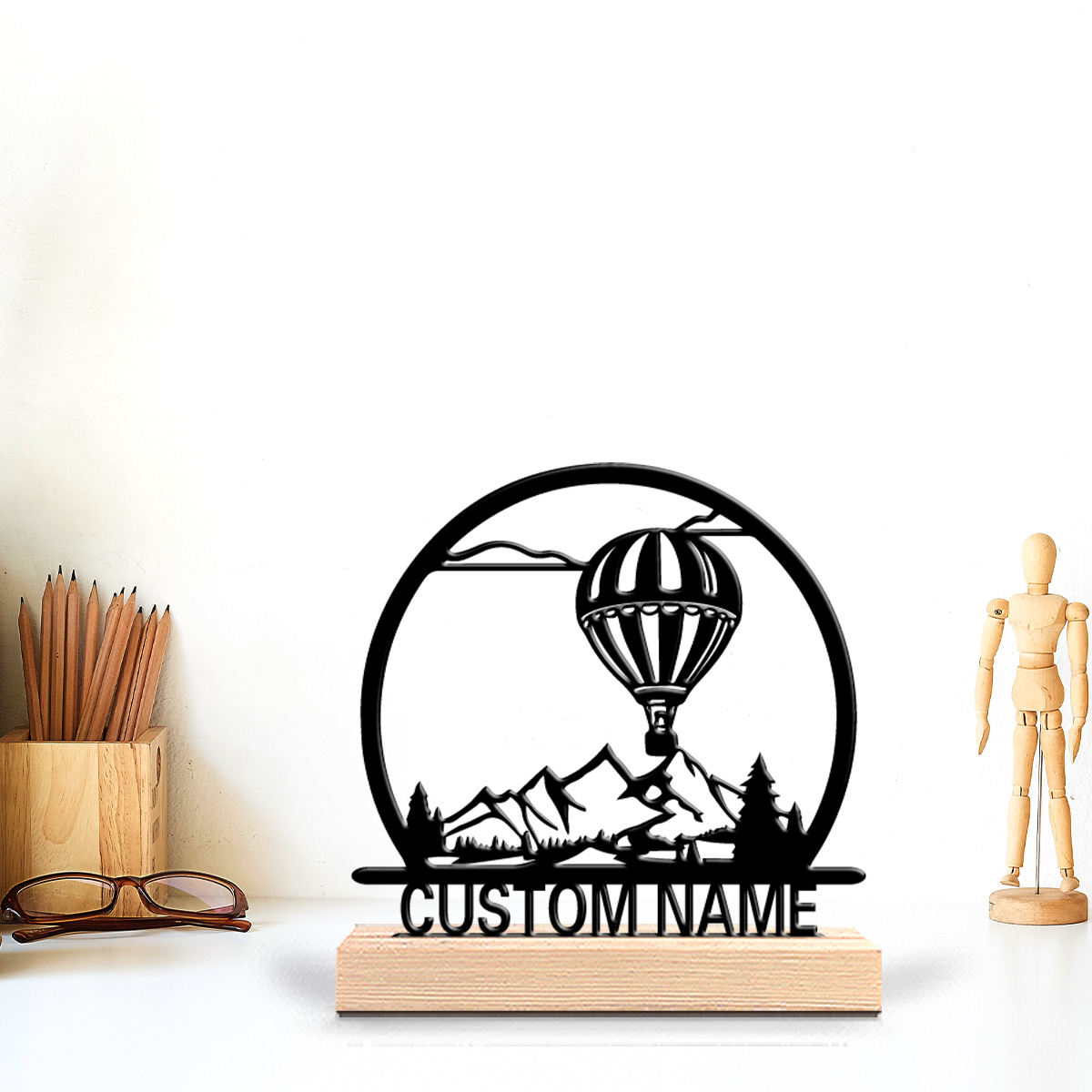 1pc Hot air balloon Customized - огляд і ціна Art Craft Room