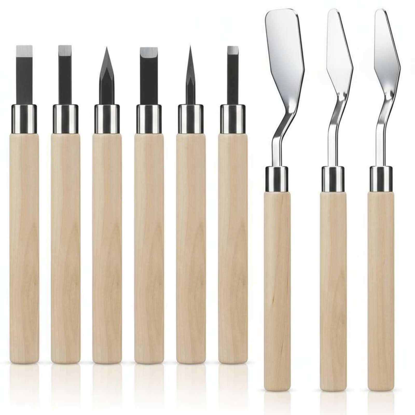 9 Pieces Linoleum Carving Kit  - огляд і ціна Lino Printing Block