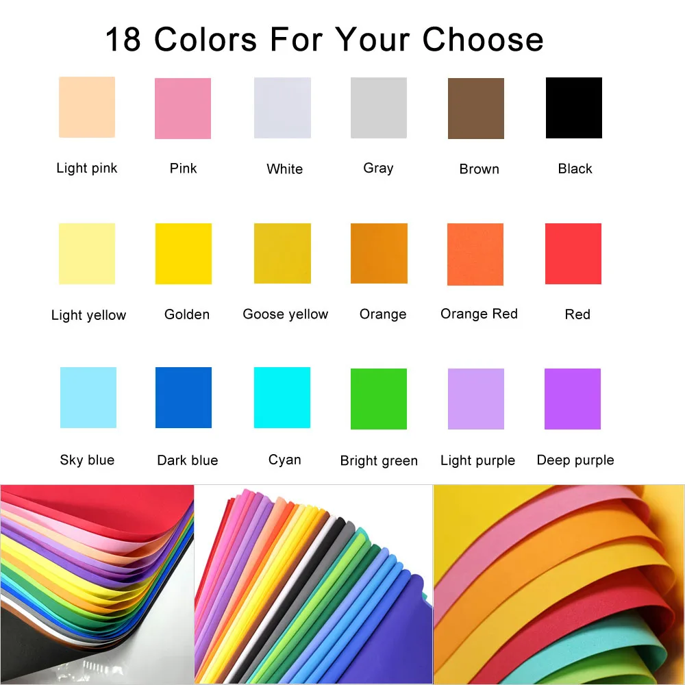 1/18Pcs Colorful EVA Foam Shee - огляд і ціна Art Craft Halloween