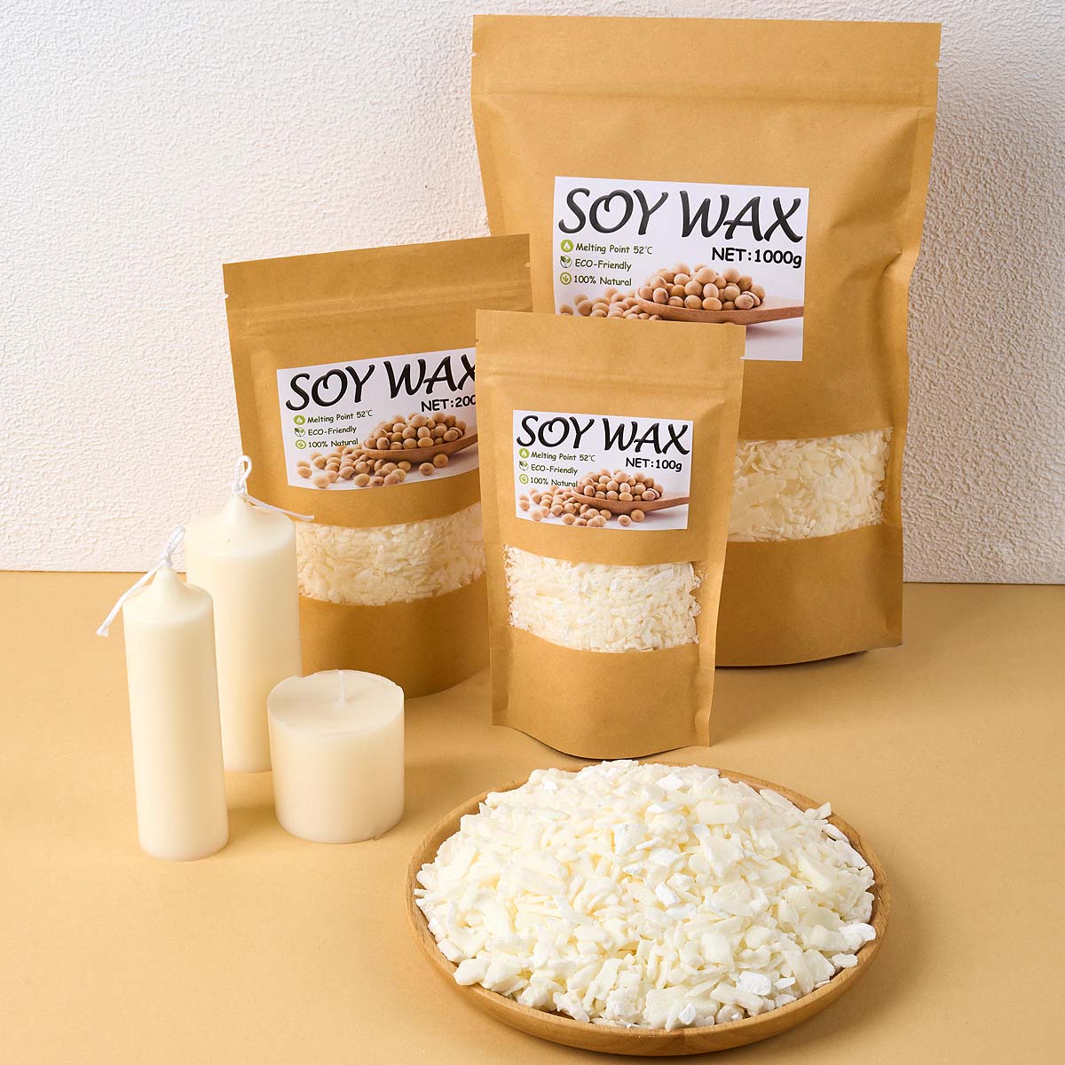 1 Pounds Pure White Soy Wax Fo - огляд і ціна Candle Making Wax