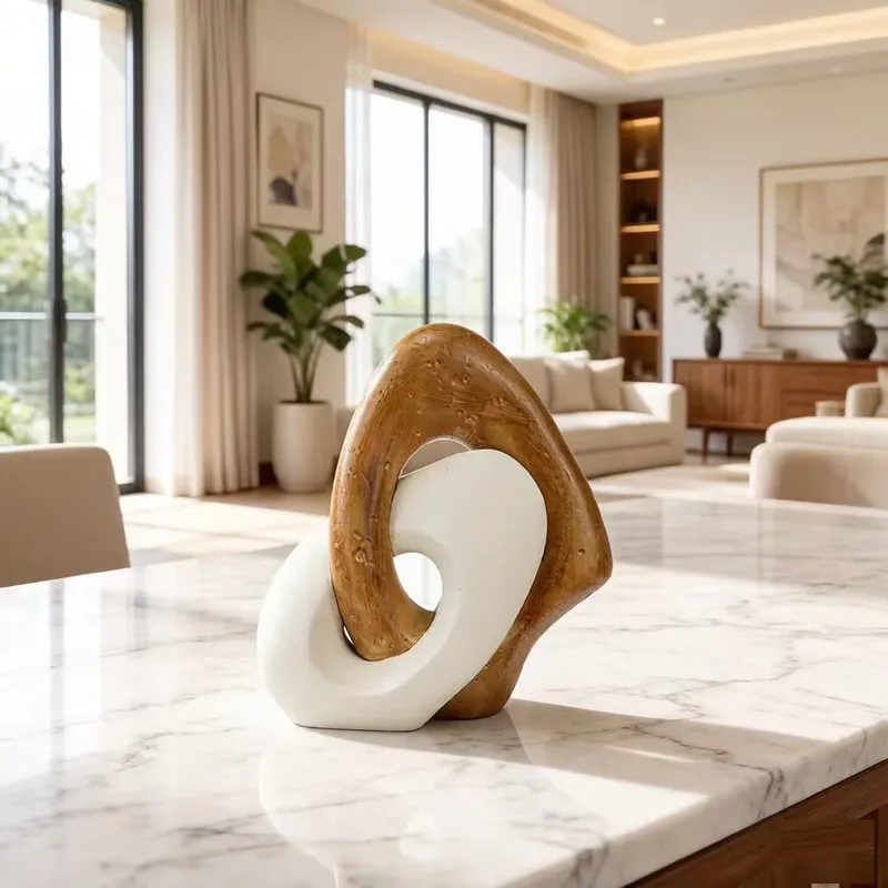New Resin Sculpture Beige Mode - огляд і ціна Art Craft Hotel
