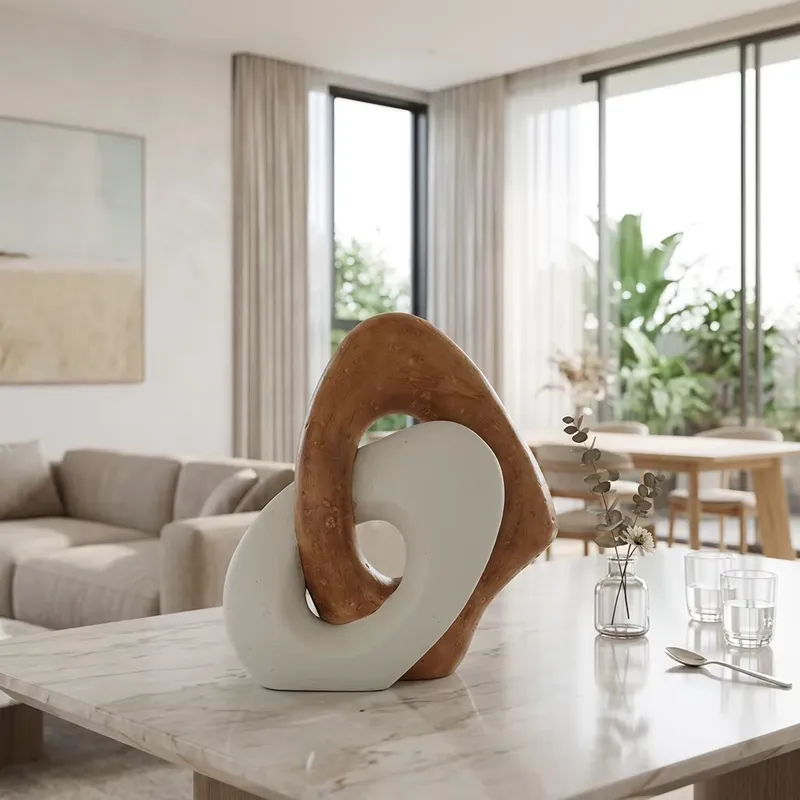 New Resin Sculpture Beige Mode - огляд і ціна Art Craft Hotel
