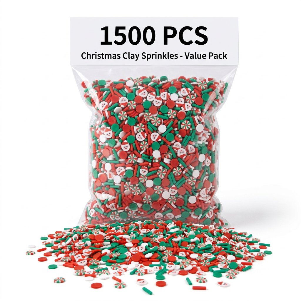 1500pcs Christmas Clay Sprinkl - огляд і ціна Art Craft Halloween