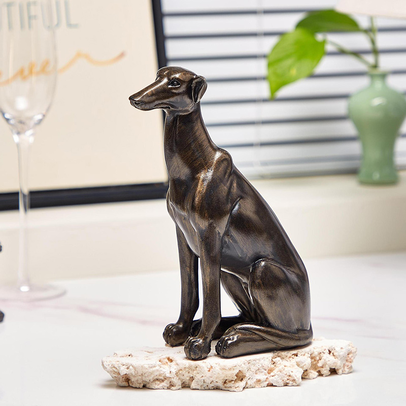 Greyhound Dog Statue,French Bu - огляд і ціна Art Craft Room