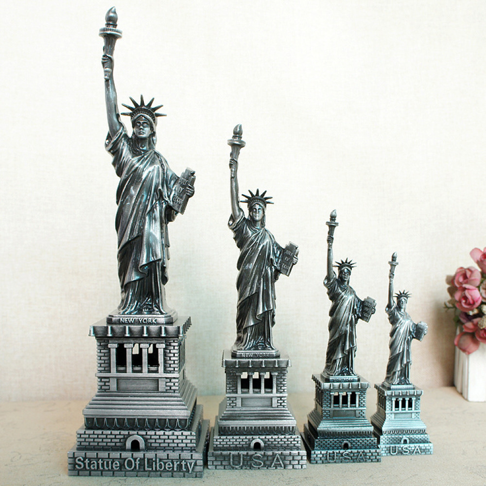 Vintage Metal Statue Of Libert - огляд і ціна Art Craft Room