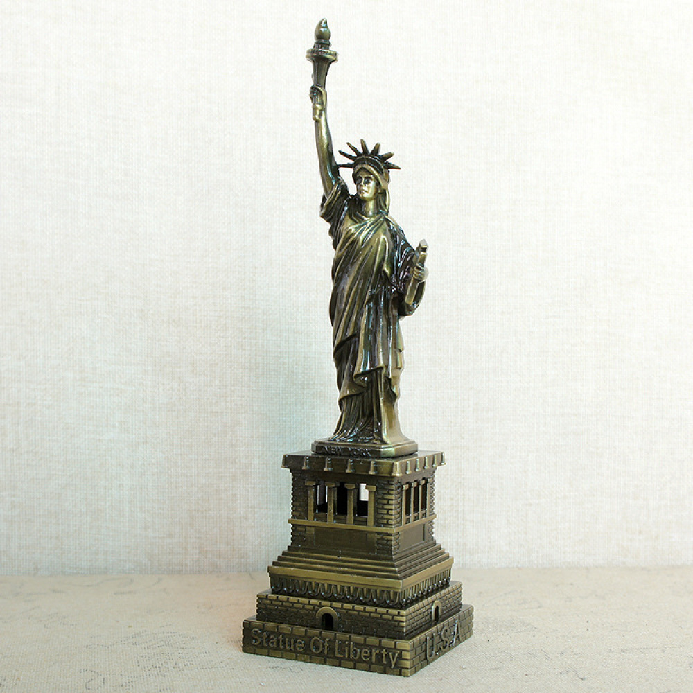 Vintage Metal Statue Of Libert - огляд і ціна Art Craft Room