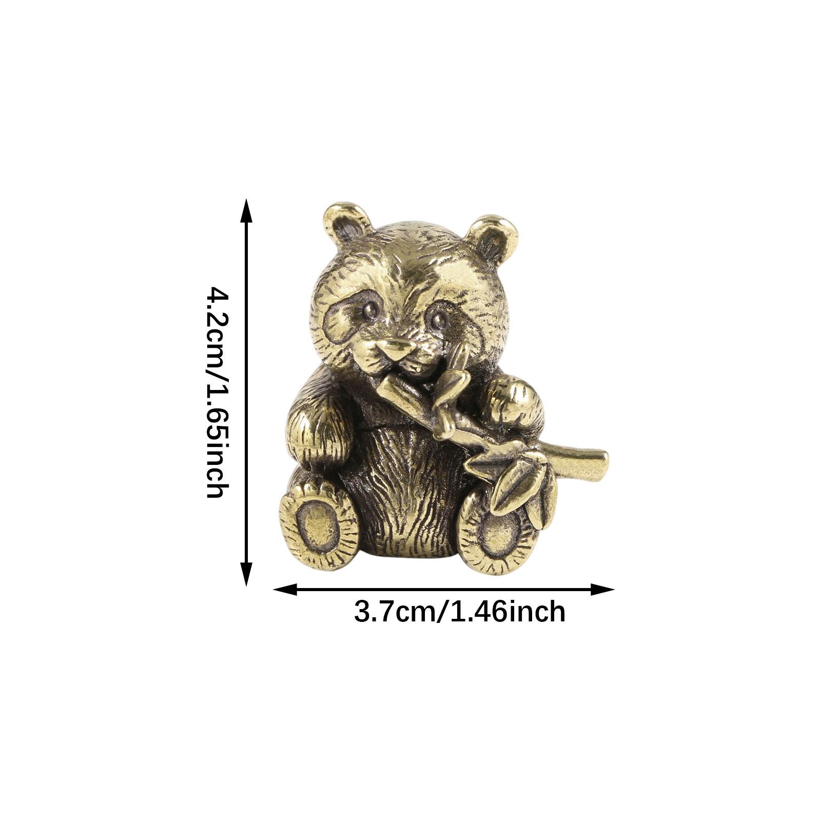 Brass Panda Ornament Collectib - огляд і ціна Art Craft Hotel