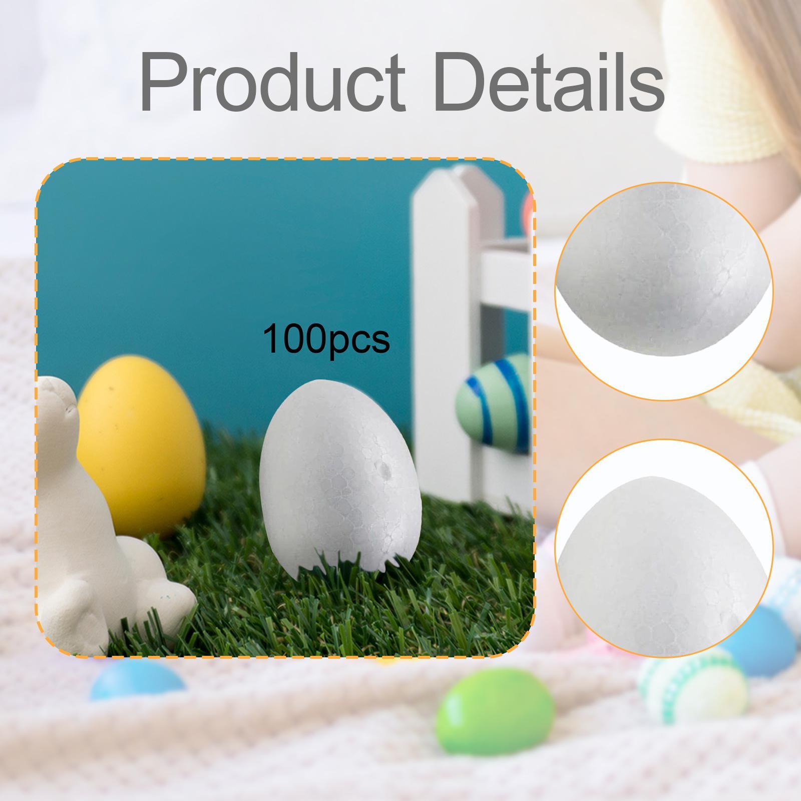Foam Easter Eggs White Craft D - огляд і ціна Art Craft Easter